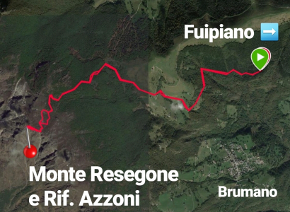 Il percorso Fuipiano – Monte Resegone (e ritorno) by Orobie4you